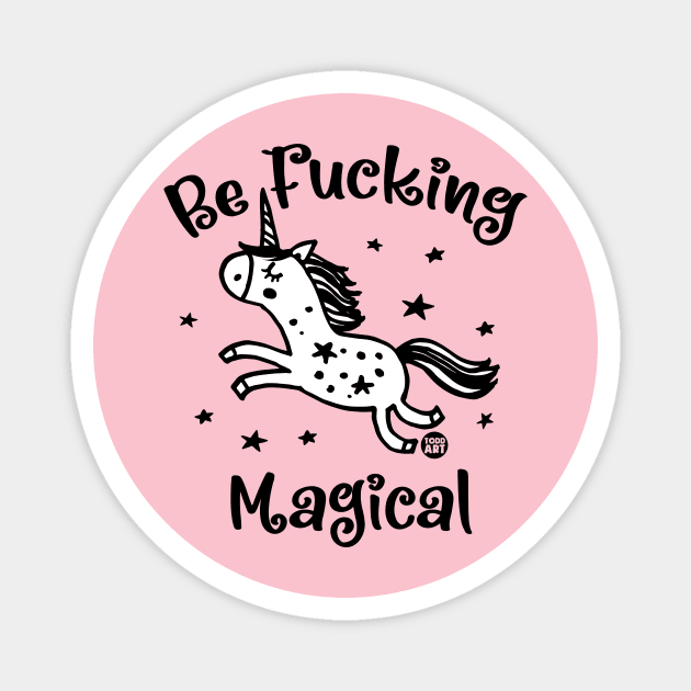 BE MAGICAL Magnet by toddgoldmanart